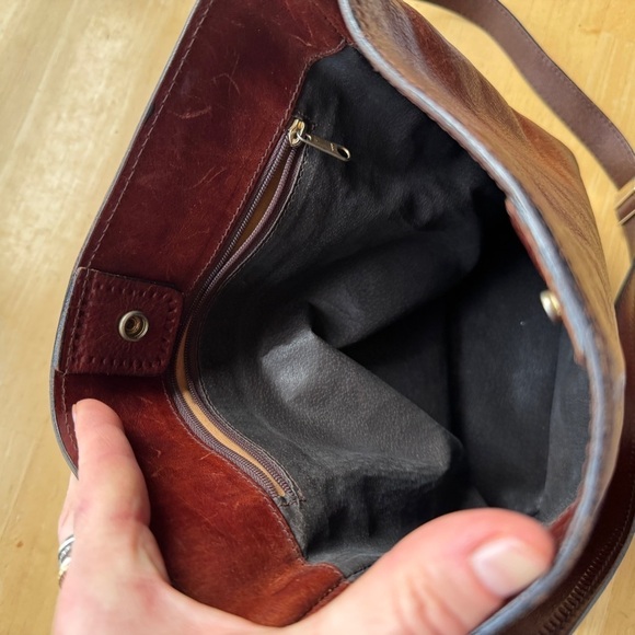 Vintage Barantani Italian Leather Crossbody Bag - Picture 9 of 15